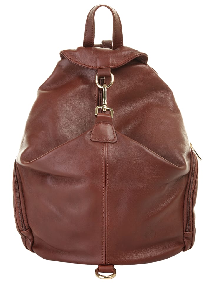 Rucksack echt Leder in braun