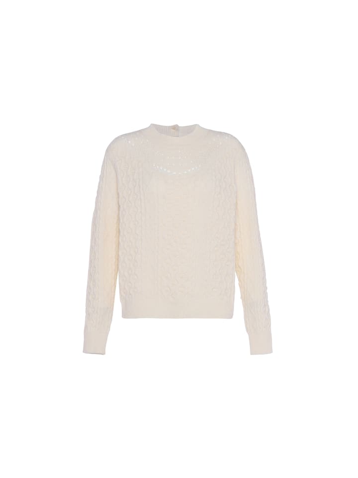 Damen Sweater in WOLLWEISS