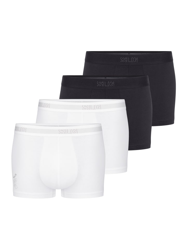 Retro Short / Pant SLG Base in Schwarz / weiß