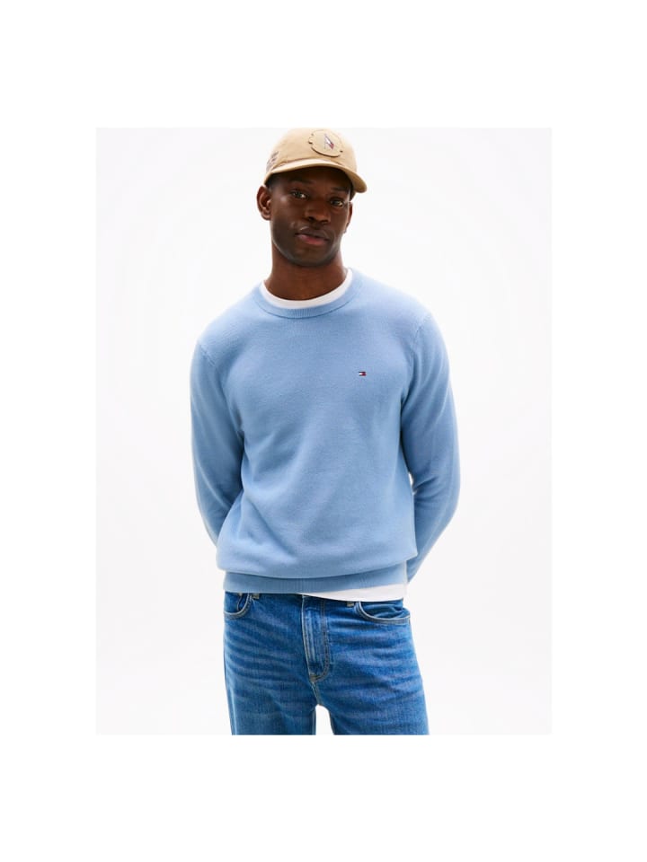 Pullover in brisk blue