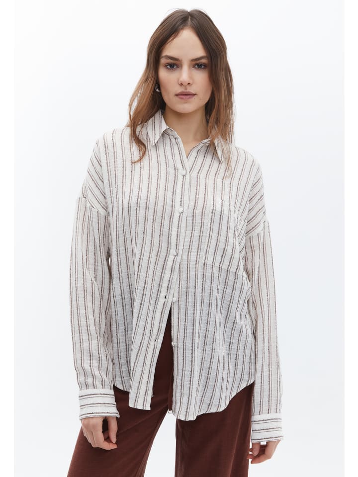 Hemdbluse MYRISTICA STRIPE