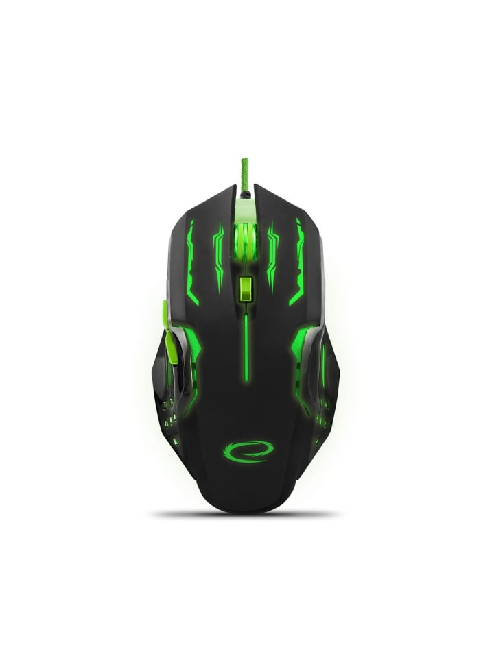 Apache Gaming-Maus LED 6D USB grün