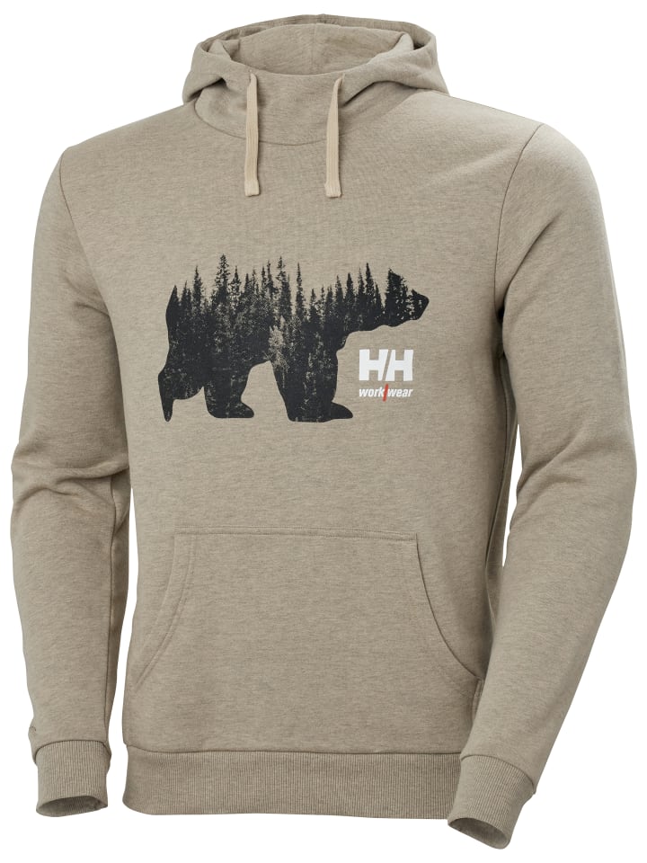 Hoodie Graphic in beige