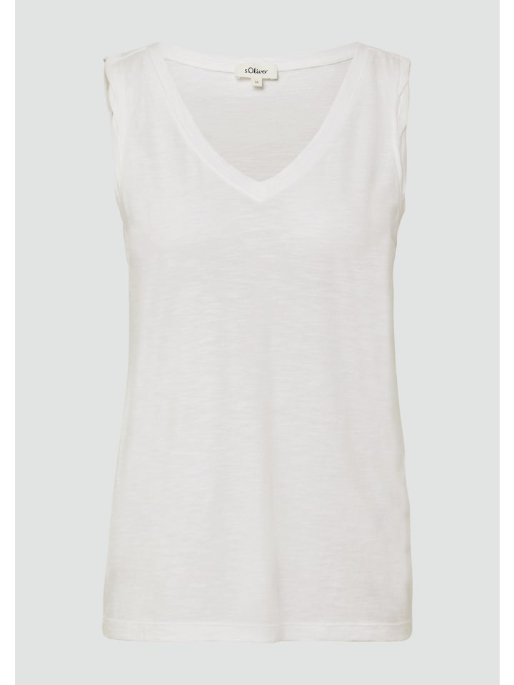 T-Shirt  in  0100_weiß