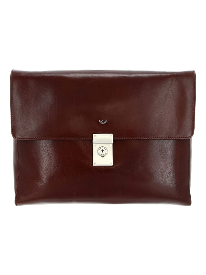 Colorado Aktentasche Leder 37 cm Laptopfach tabacco