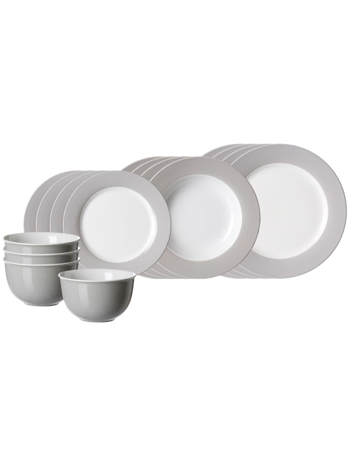 16-tlg. Einsteiger-Set Doppio in Grau