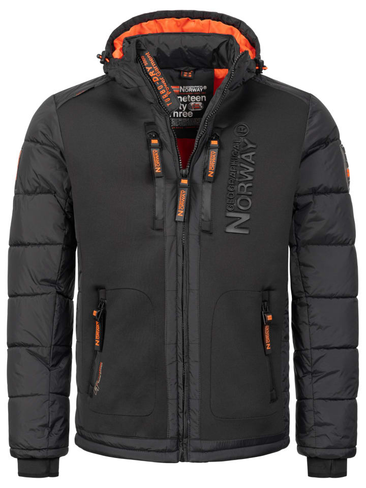 Winterjacke in Schwarz