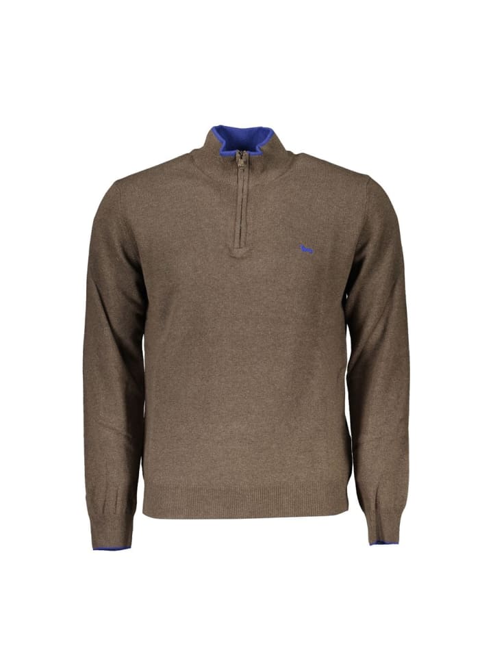 Braun Viskose Herren Pullover