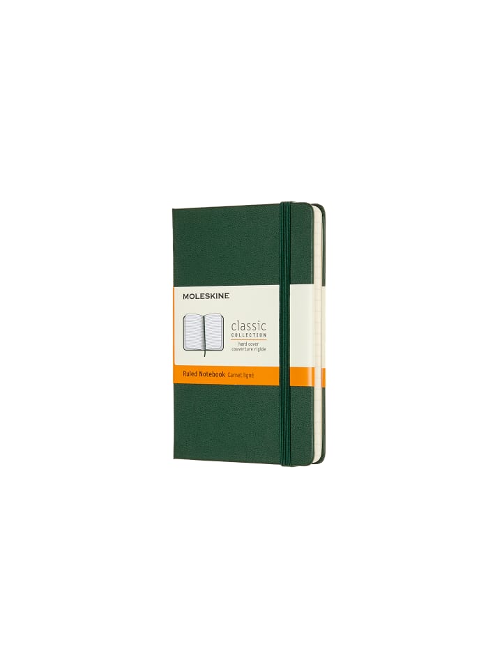 Notizbuch mit festem Einband, 70g-Papier, Liniert "Classic" in Myrtengrün