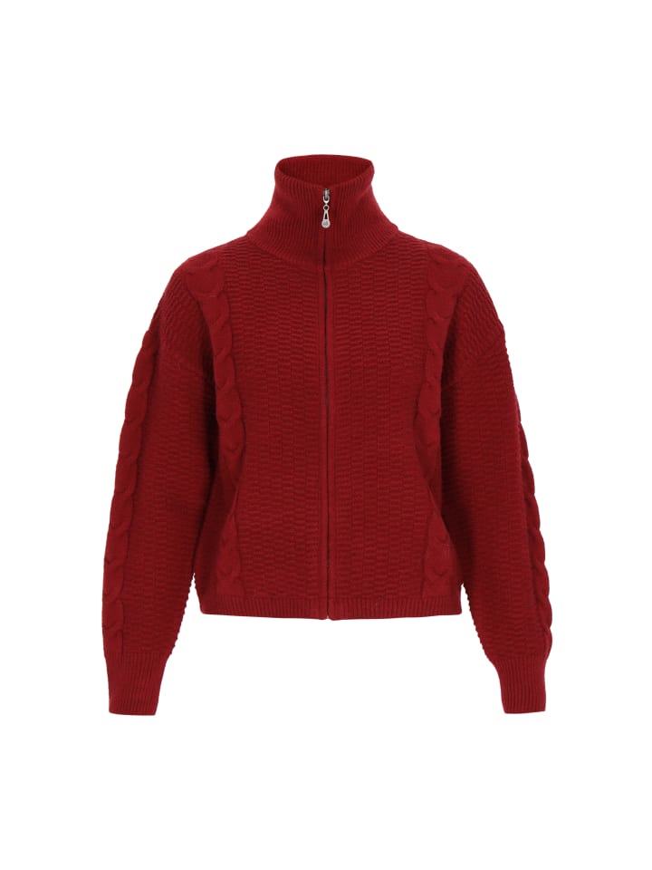 Women Cardigan in red wine