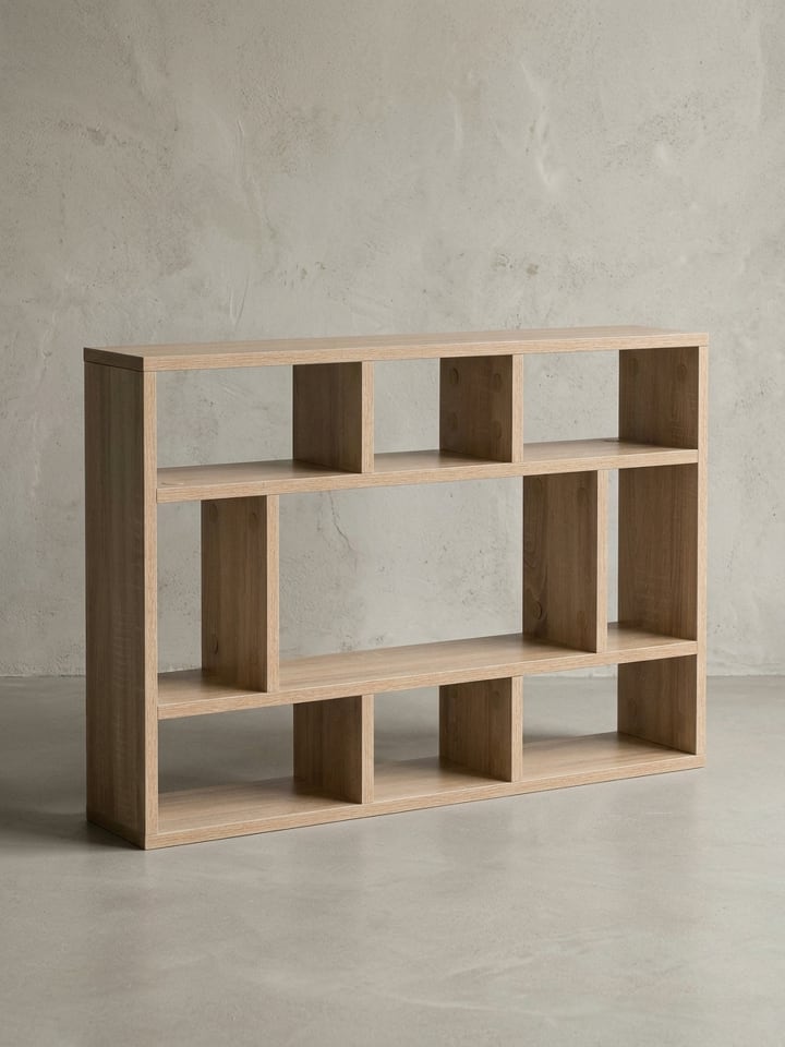 Wandregal WL5.809 Eiche 75x51x16 cm Holz Hängeregal Modern, in Sonoma