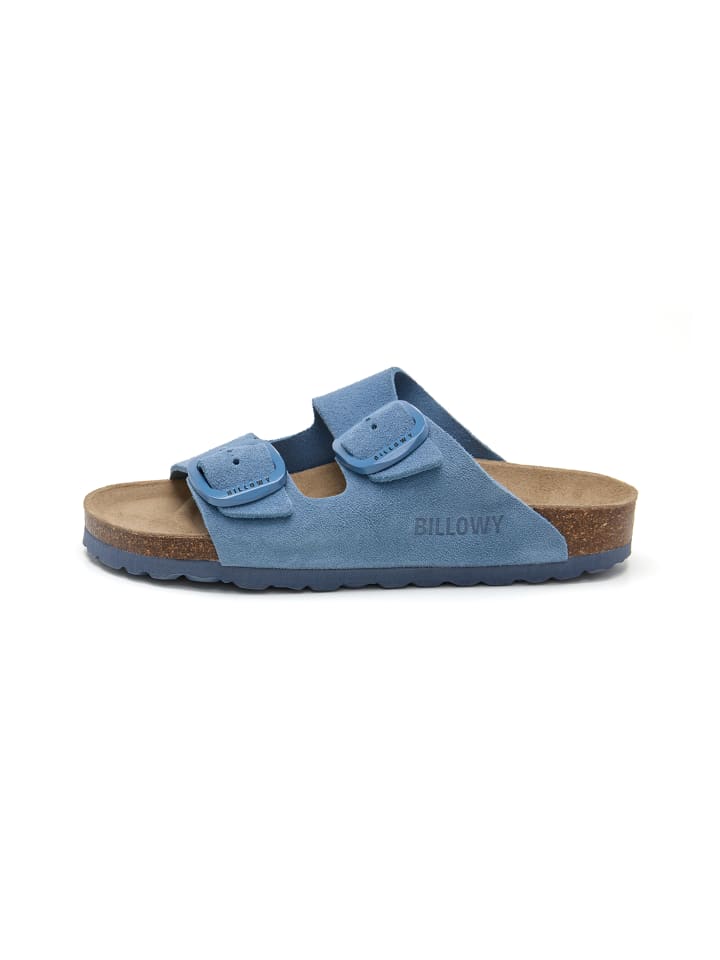 Pantoletten in blau