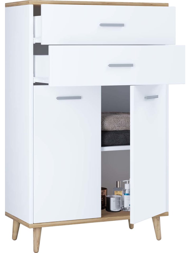Badschrank Landos Weiß 60 x 28 cm