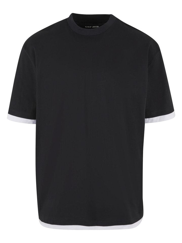 T-Shirt in black/white