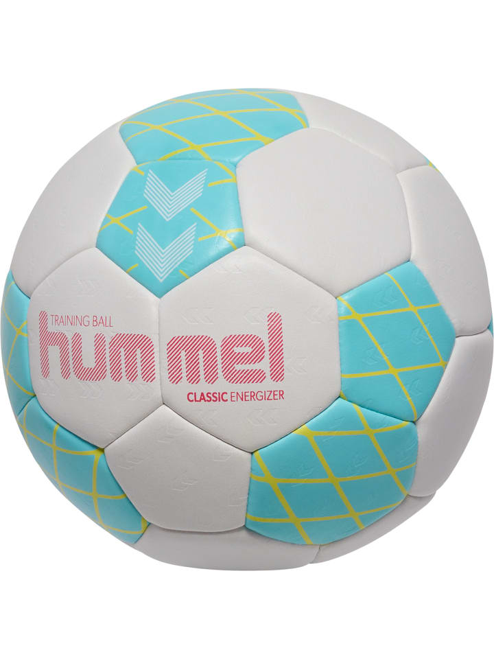 Handball Hmlclassic Erwachsene in OFF WHITE/LIGHT BLUE/YELLOW