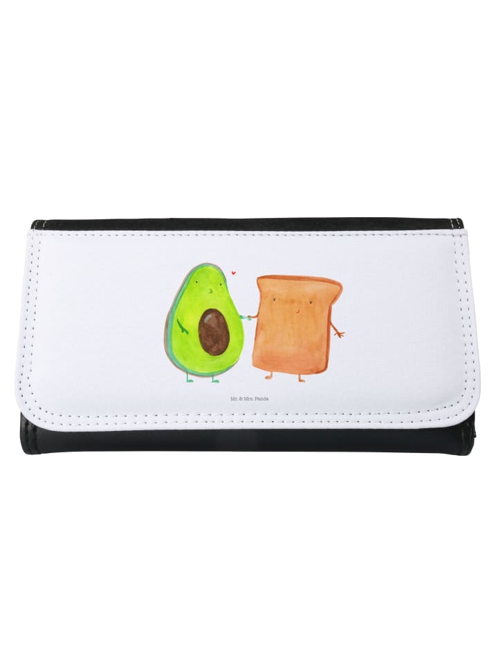 Damen Portemonnaie Avocado Toast ohne Spruch in Weiß
