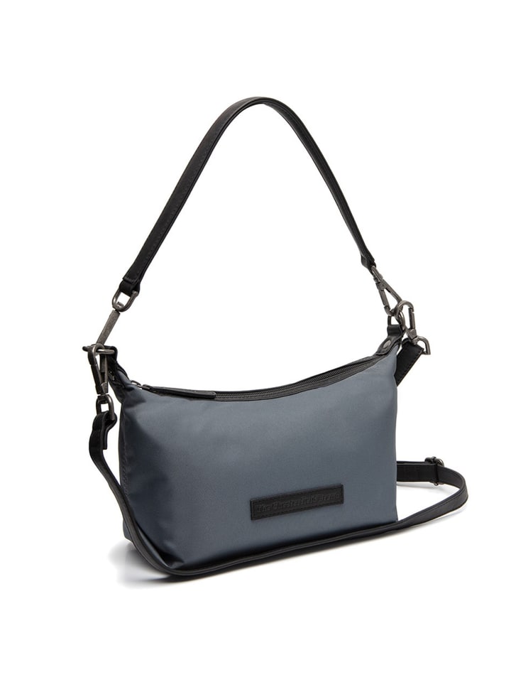 Schultertasche 21 cm hellgrau