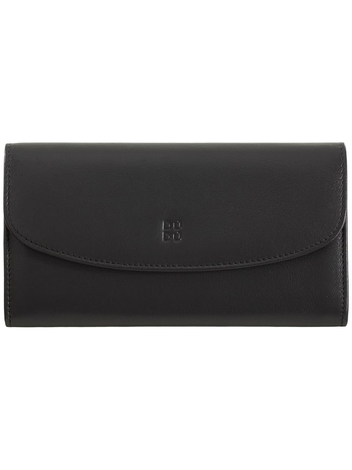Gandia Geldbörse RFID Schutz Leder 19 cm schwarz