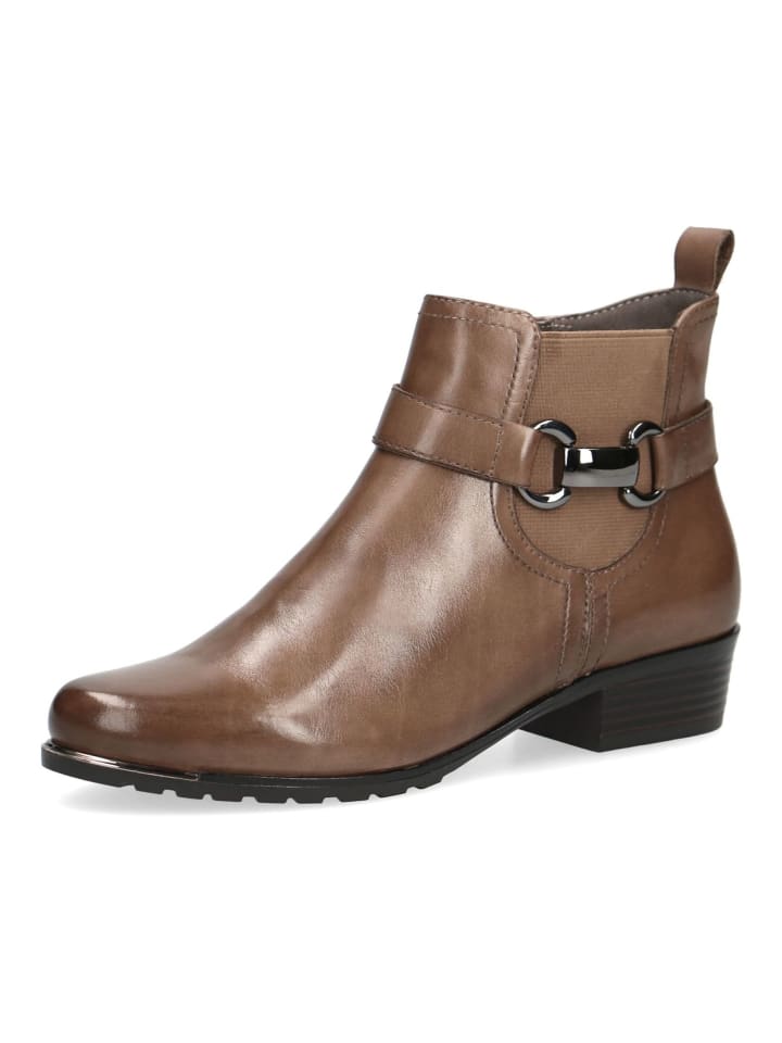 Stiefelette Taupe