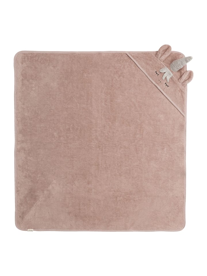 Kapuzenhandtuch Einhorn in Rose