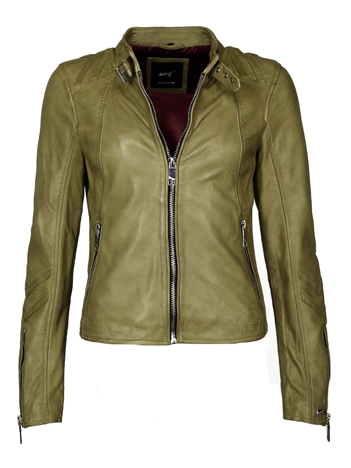 Lederjacke Lindsay in forest night