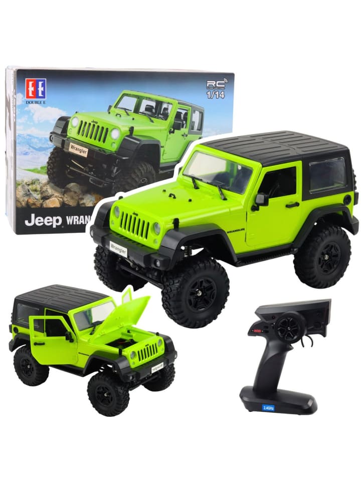 RC Jeep Wrangler Rock Crawler Grün 1:14