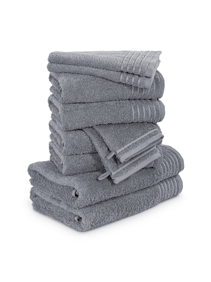 Handtuchset New Classic 10-TLG in stone