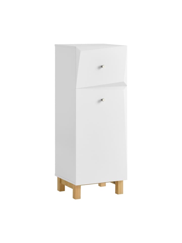 Waschschrank in Reinweiß - (W) 30 x (H) 90 x (L) 34 cm