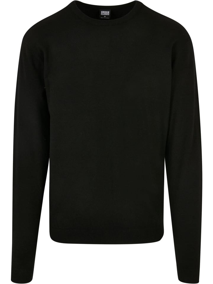 Crew Neck Jumper in black