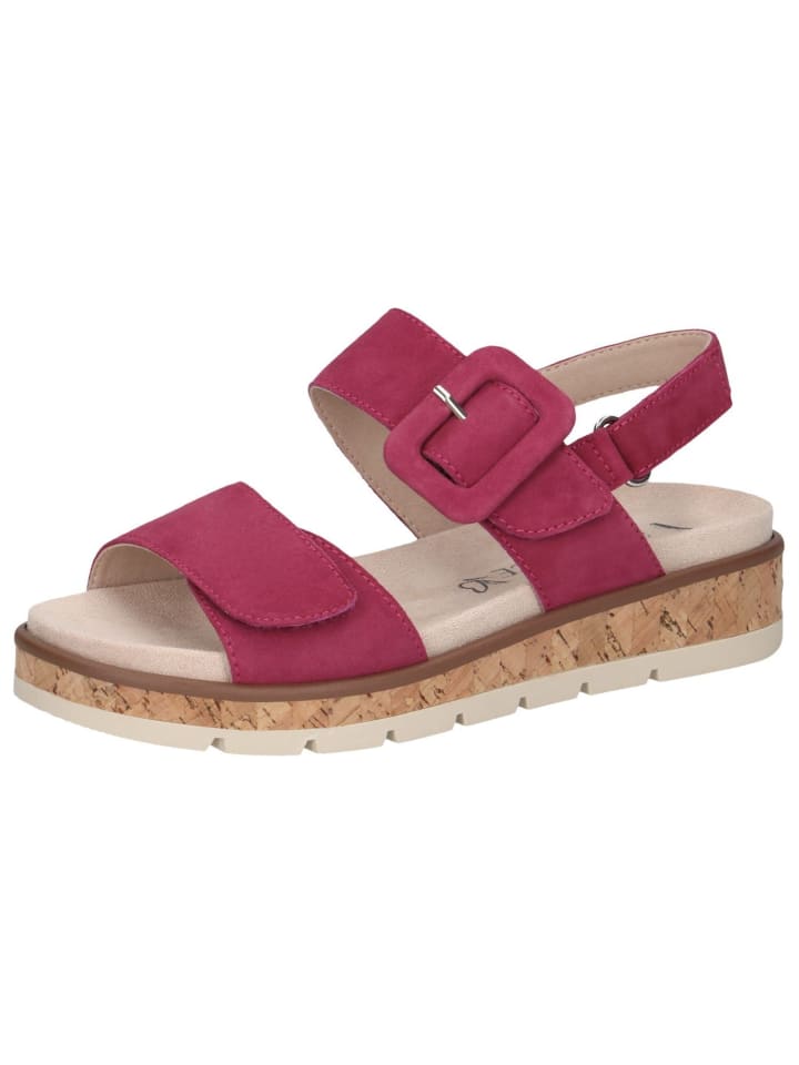 Sandale in FUCHSIA SUEDE