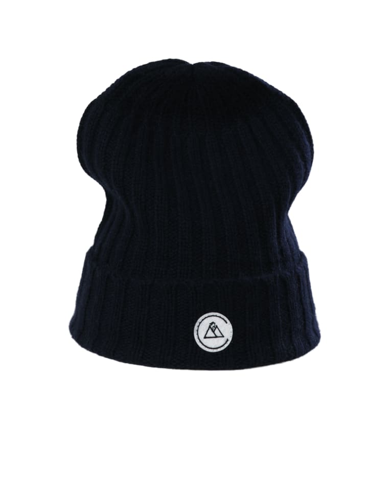 Bio Rib Mütze in Marine Blau
