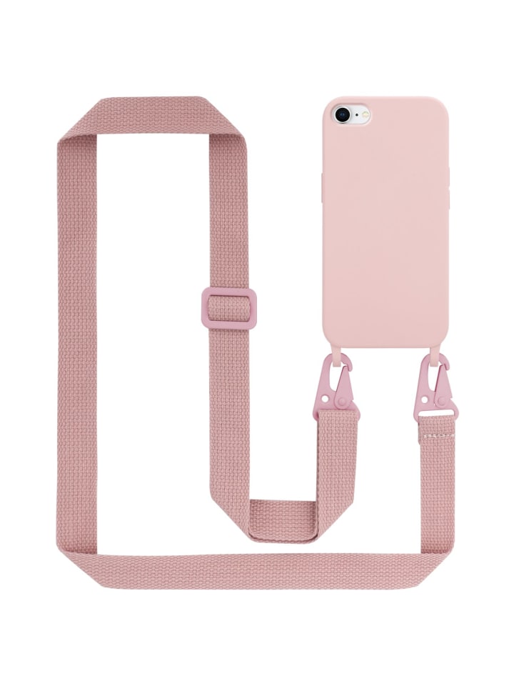 Handykette für Apple iPhone 7 / 7S / 8 / SE 2020 Hülle in LIQUID PINK