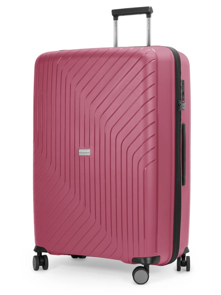 TXL - Großer Check-In Koffer Trolley Aufgabegepäck TSA 119L in Berry