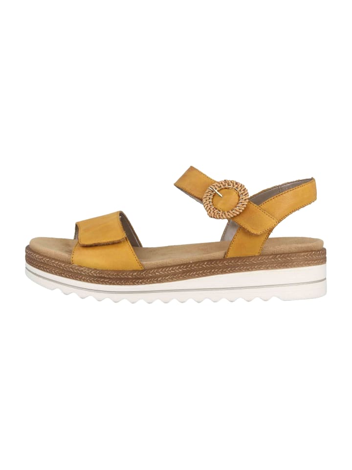 Sandalen in Gelb