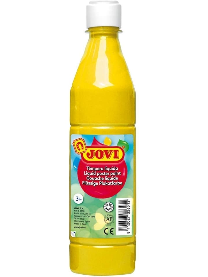 Plakatfarbe / Temperafarbe 500ml Flasche gelb