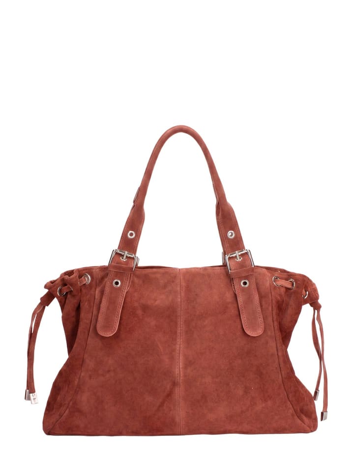 Schultertasche in SALMON