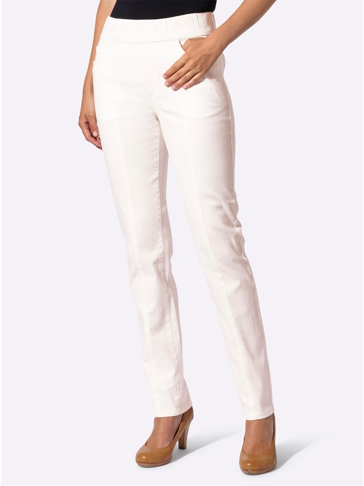 Jeans in ecru
