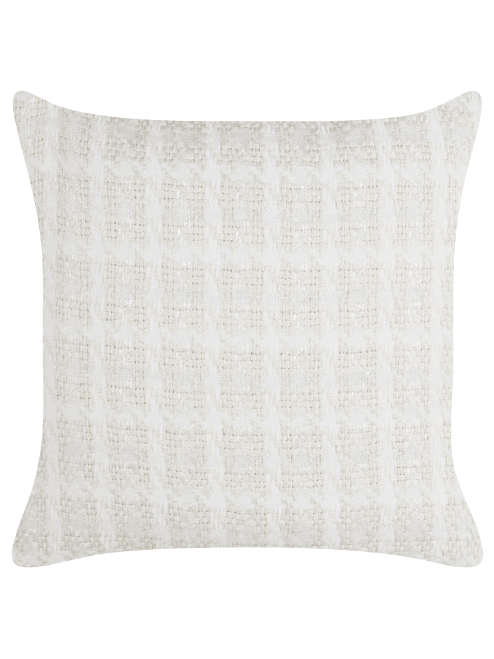 Dekokissen DOURIS in Beige/Weiß - (W) 45 x (H) 12 x (L) 45 cm
