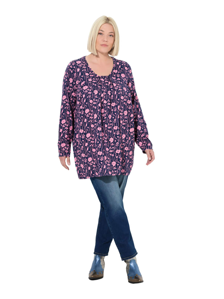 Shirt in tintenblau