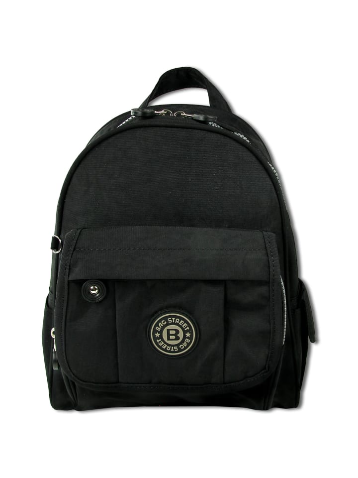 Cityrucksack, Freizeitrucksack Nylon schwarz ca. 26cm breit ca. 30cm hoch