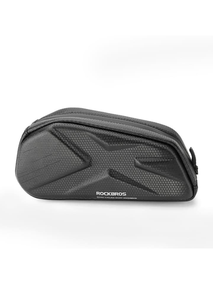 Rahmen-Fahrradtasche 1,4l starr – Schwarz