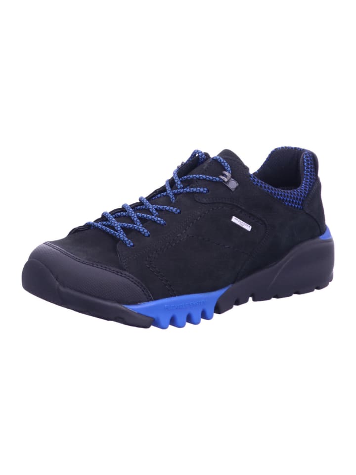 Schnürschuhe Fritz in schwarz/blau