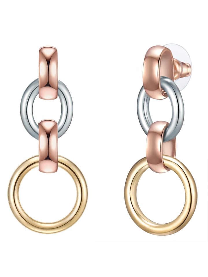 Ohrhänger aus Metall-Legierung in roségold