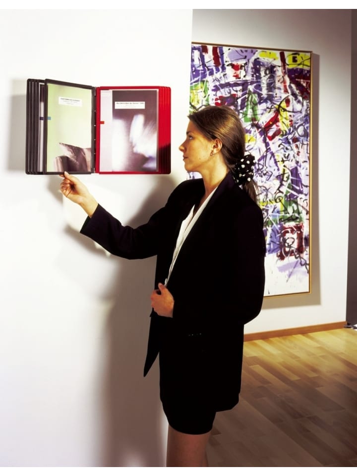 Sichttafelständer Sherpa Wall 10 Wanddisplay mit 10 Tafeln g...