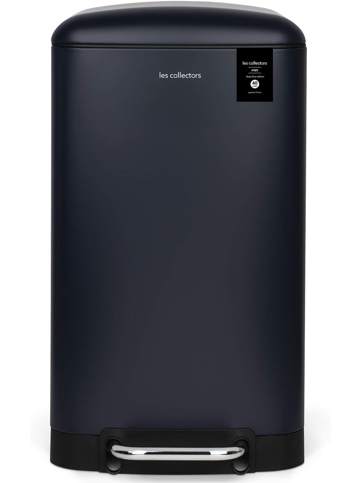 Les Collectors No 871 Dunkel-Blau Design Mülleimer 40 Liter