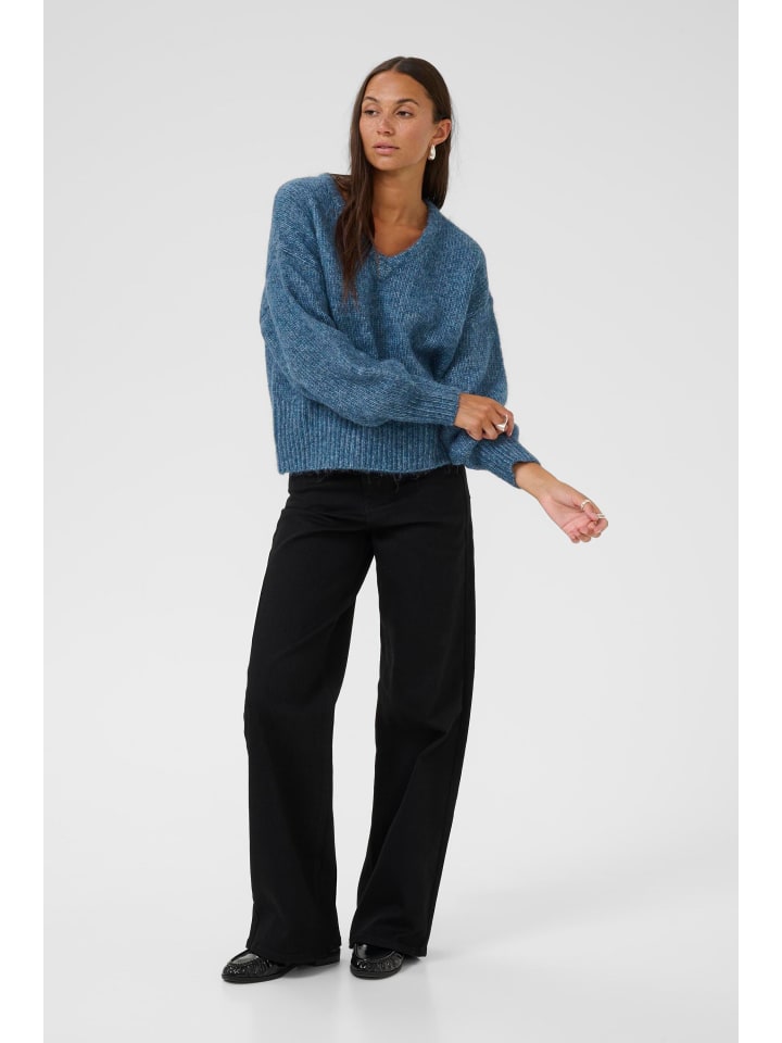 Strickpullover KAtrina Loose fit in Bering Sea Melange
