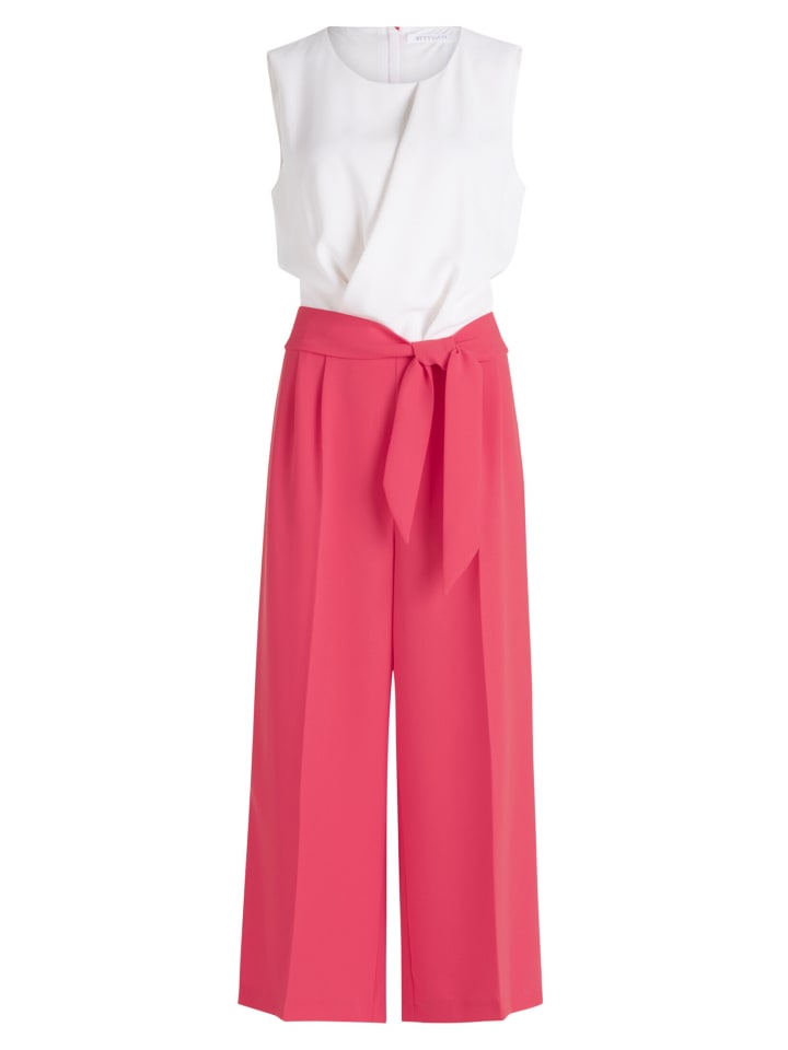 Jumpsuit ohne Arm in Patch Red/Cream