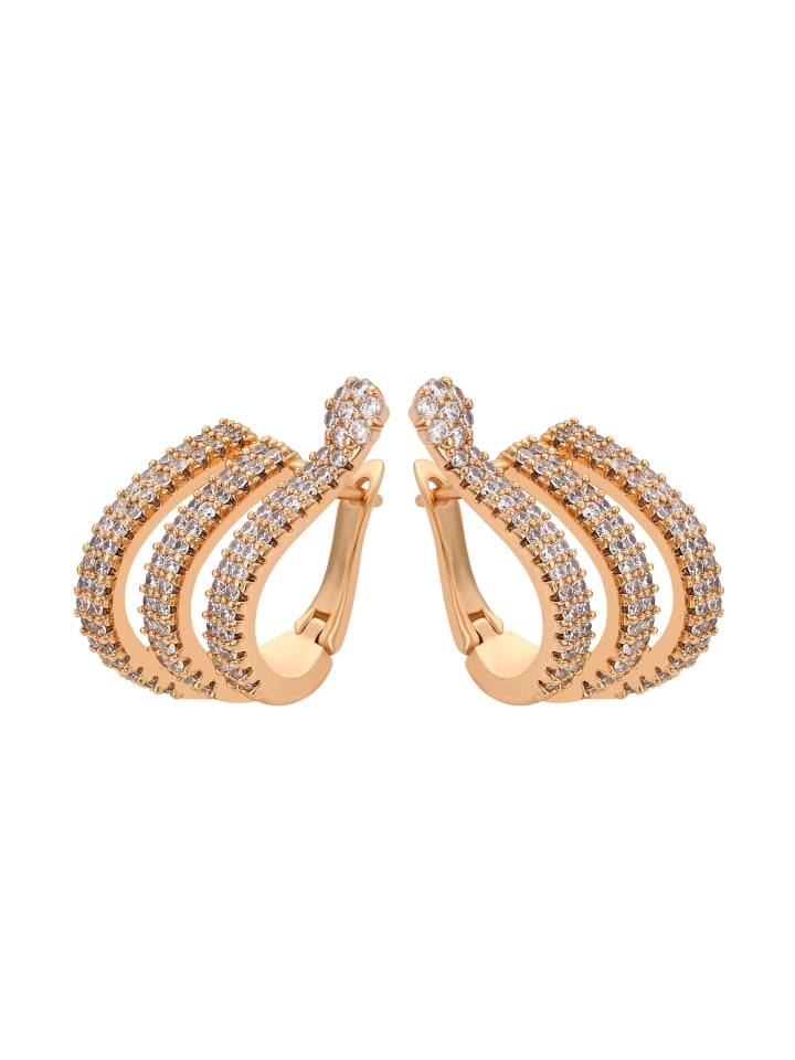 Women Drop Earrings in Rose Gold