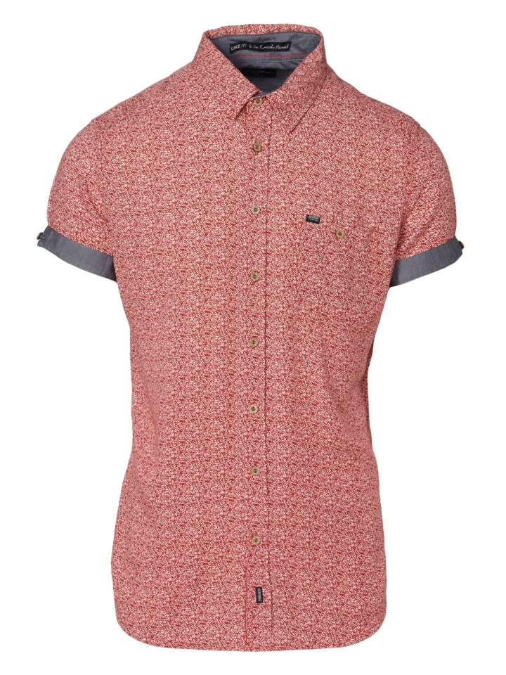 Kurzarmshirt in rot