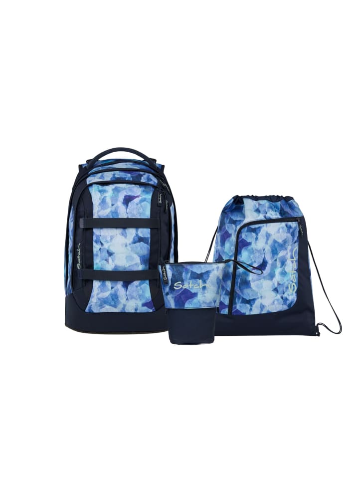 Schulrucksack-Set PACK "Blurry Sky" 3-teilig in Blau